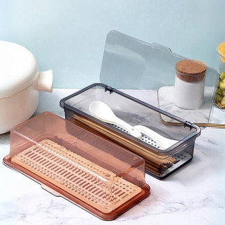 Hộp đựng đũa muỗng đa năng MAISON , đựng cọ trang điểm có nắp đậy chống bụi bẩn và tiện dụng