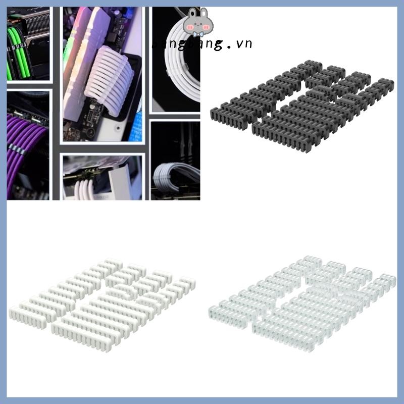 34PCS Acrylic Power Cable Combs Set for Organized Computer Wiring For 24Pin 8Pin
