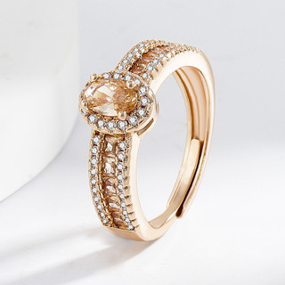 Châu Âu Mỹ INS Phong Cách Mới Kim Cương Nhiều Màu Sắc Mở Nhẫn Nữ