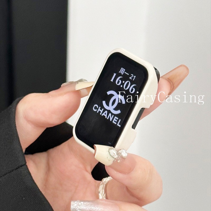 Ốp Lưng Cho Huawei Band 10 9 8 Kính Cường Lực Bảo Vệ Màn Hình PC Cứng Bảo Vệ Cản Cho Huawei Band 10 Phụ Kiện
