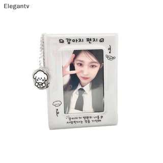 EGN Ins Style Cream Puppy Lưới Đơn Lá Rời Thẻ Sách Phong Bì Túi Đựng Thẻ Album Túi Bảo Quản N