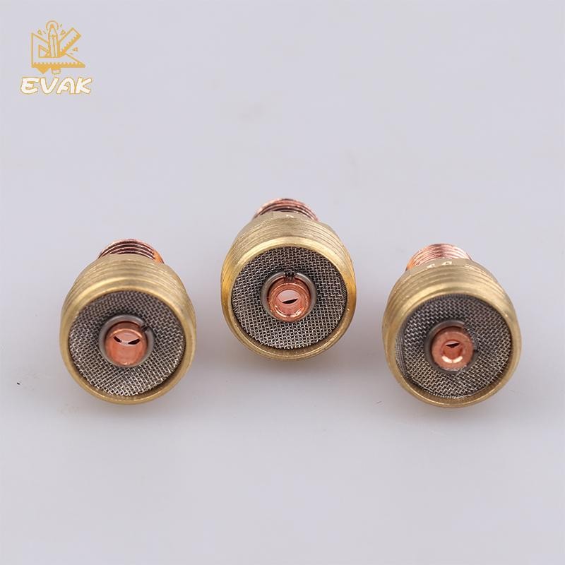 Alittlesetrtu 3 Cái Hàn TIG #16 1.6 / 2.4 / 3.2MM Đầu Phun Gốm Trắng Alumina Cốc Bộ Đèn Pin WP9 20 25 Stubby Collets Thân Khí Bộ Ống Kính VN