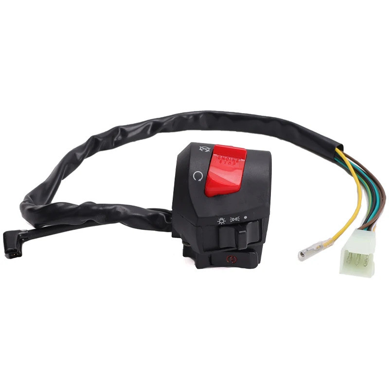 1 Chiếc 8 Inch Đa Năng Xe Máy Tay Cầm Thanh Công Tắc Có Choke Sừng Bật Tín Hiệu Đèn Pha Khởi Động Điện Tay Cầm Điều Khiển Công Tắc