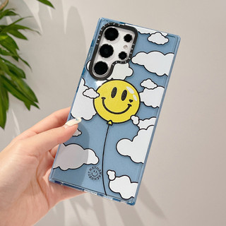 Ốp lưng Phone Case For mềm GLITTER Balloon Smile cho Samsung Galaxy Samsung S26 25 24 23 22 UItra S25 24 23 Plus Vỏ bảo vệ chống sốc