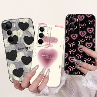 Dành Cho Realme C75 4G 2025 Vỏ RMX3941 Vỏ Sáng Tạo Thỏ Trái Tim Tình Yêu Silicon Mềm Chống Sốc Cho Realme C75x Capa