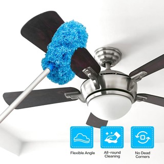 Quạt Trần Bụi Có Thể Tái Sử Dụng Quạt Trần Microfiber Quạt Bụi Có Thể Tháo Rời Duster Với Cực Nối Dài Điều Chỉnh 33 cm Đến 126 cm Để Vệ Sinh Tường Giá Sách Cửa Nội Thất có thể điều chỉnh