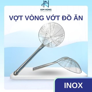 [Giá Xưởng] Vợt Vòng Cán INOX Công Nghiệp Vớt Đồ Chiên, Rán, Luộc (hàng loại 1 )