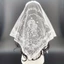 KANGN Foulard Bandana, Khăn ren thêu màu trơn, Khăn quàng cổ hình tam giác mỏng rỗng dành cho nữ