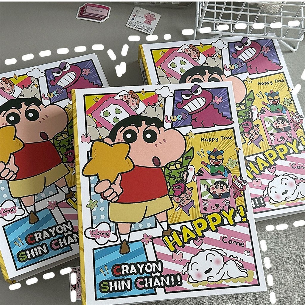 Four Palace Lưới Album Ảnh Vỏ 6.2 Crayon Shin-Chan Lưu Trữ Thẻ Sách Có Giá Trị Cao Cứng Rời Lá 10cm Sách Thẻ Dễ Thương