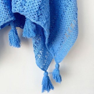 Mùa Xuân Hè 2025 Mỏng Rỗng Ra Khăn Choàng Bao Vintage Phong Cách Dân Tộc Kỳ Nghỉ Dệt Kim Tua Rua Cardigan Nữ Ren Che Rời Chống Nắng