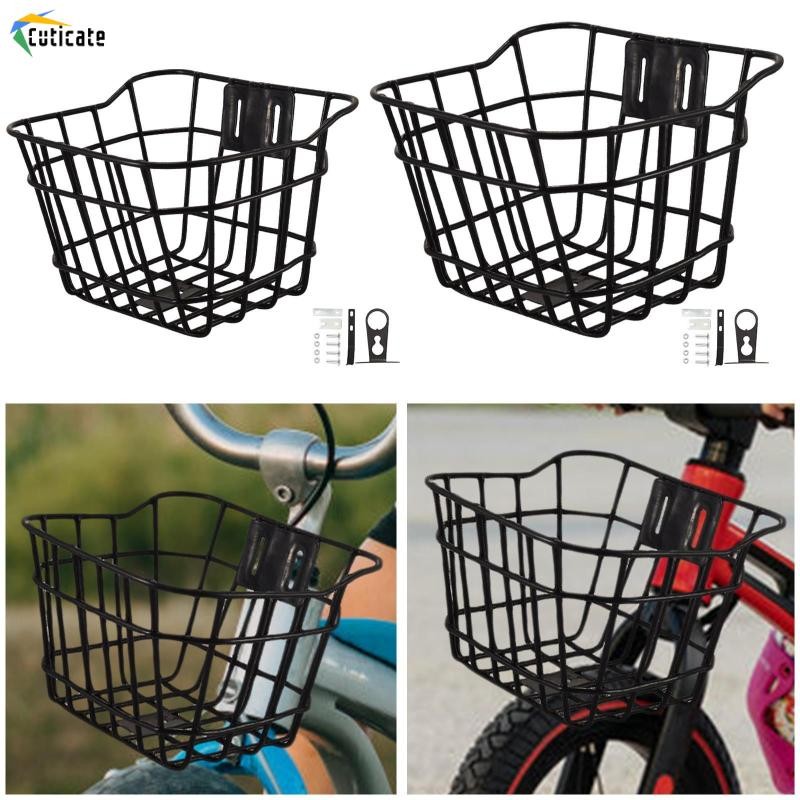 Giỏ xe đạp trẻ em Giỏ tay lái phía trước đa chức năng cho trẻ em bé gái ngoài trời