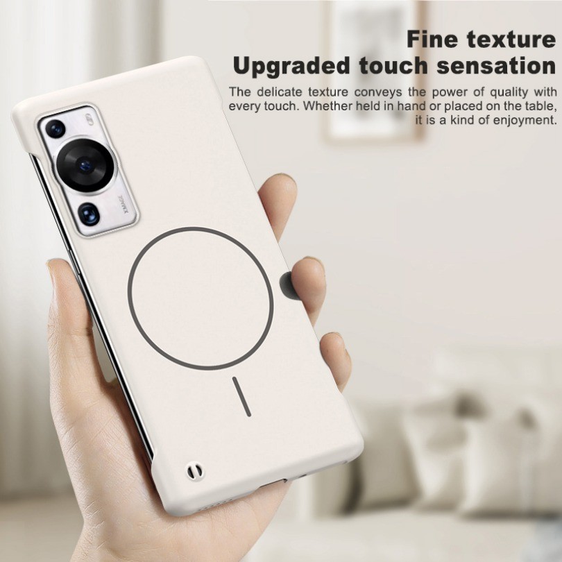 Ốp điện thoại làm mát không khung PC cứng siêu mỏng cho Huawei P60 P60 Pro Vỏ chống sốc từ tính