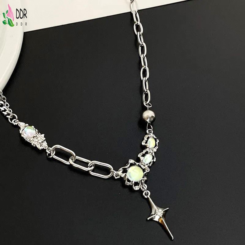 Vòng cổ mặt dây chuyền chéo dành cho nữ thiết kế chữ thập thời trang làm quà tặng ngày lễ kỷ niệm