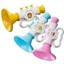 TOPTOOLCX Mini Thổi Trumpet, Học Tập Sớm Hoạt Hình Sừng Đồ Chơi, Ngộ nghĩnh Với Dây Treo Tăng Cường Giọng Nói Thay Đổi Giọng Nói Còi Quà Tặng