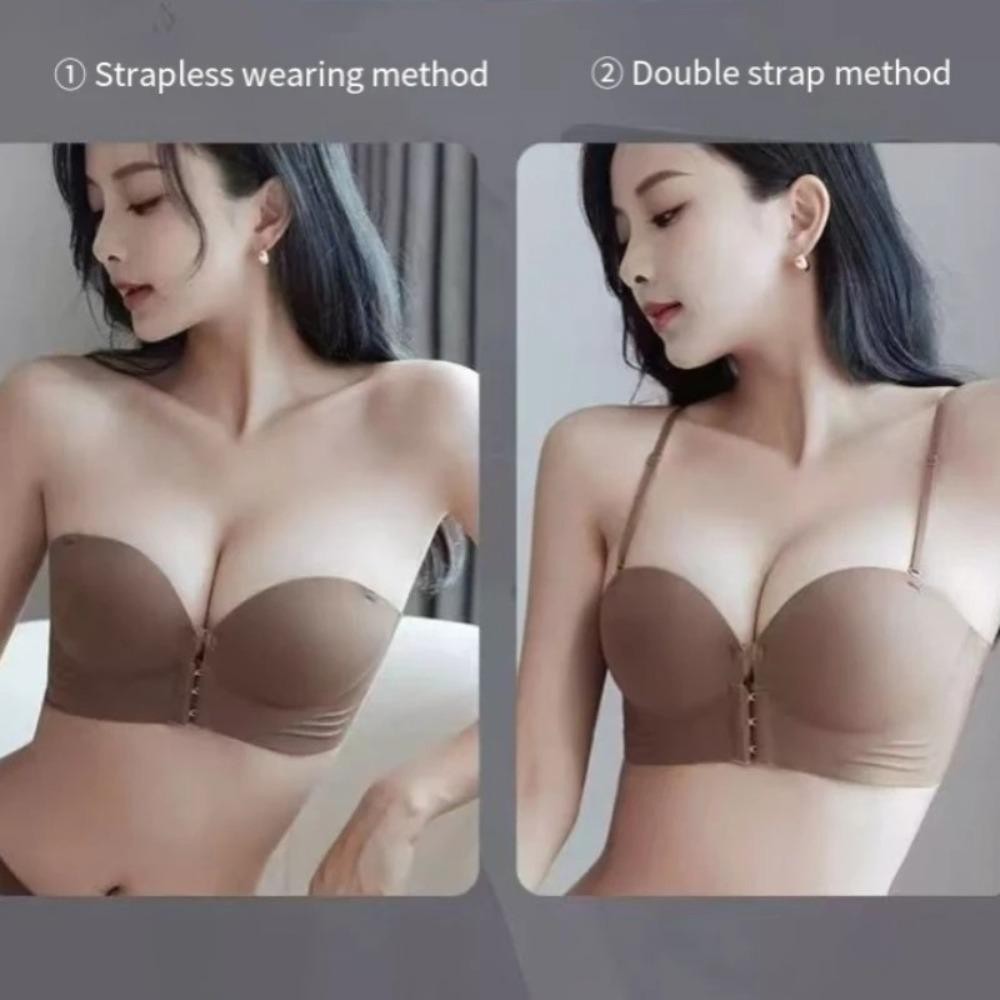 [Vận chuyển nhanh] Áo ngực có khóa phía trước MINIMALY, Áo ngực nâng ngực quây thoáng khí, Đồ lót không dây liền mạch gợi cảm cho nữ