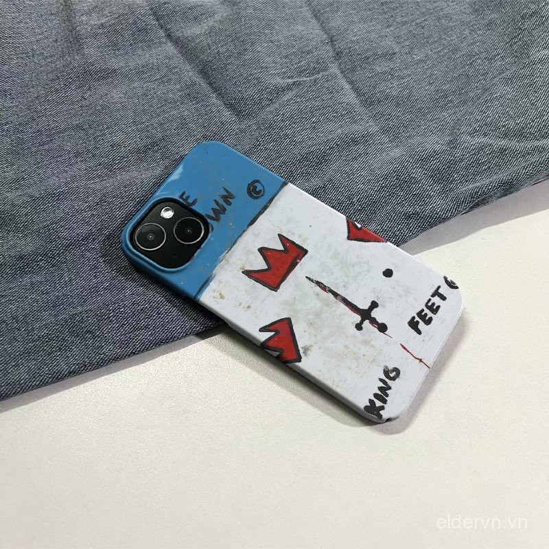 Ốp điện thoại Holy Sword QYJS tương thích với iPhone 14 15 16 PLUS 11 12 PRO 7 8 Plus X XS XR XS MAX 13 14 15 16 Pro Max, phong cách cặp đôi thời thượng PGLF
