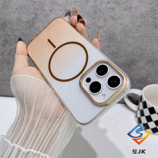 Ốp Lưng Acrylic Lấp Lánh Từ Tính Cho iPhone 16 15 14 13 12 11 Pro Max 14Plus 15Plus 16Plus Ốp Lưng Lấp Lánh Chống Sốc