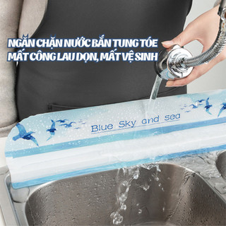 (MỚI) Tấm chắn nước bồn rửa bát đa năng chống bắn nước và dầu mỡ, chất liệu PET cao cấp bền bỉ MAISON