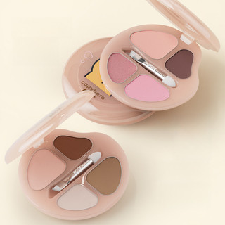 ROMANTIC BEAUTY Nằm Silk Pad Kapibala Đồng Thương Hiệu Nổi Bật Làm Sáng Đường Viền Bốn Màu Phấn Mắt Màu Tự Nhiên Kết Xuất Người Mới Bắt Đầu Nằm Lụa Eyeshaw Trang Điểm Mắt