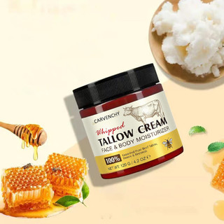 Beef Tallow Balm Natural Organic Hydrating Face Cream, Whole Body Care Face Care Tallow Face Moisturizer Skin Care