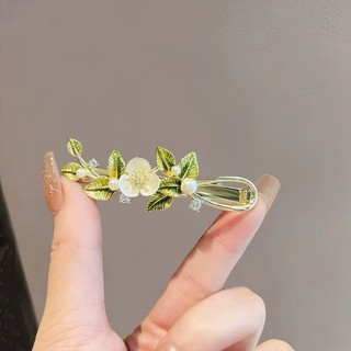 MAUROPOLI [Sẵn Sàng] Kẹp Tóc Hoa Vỏ Ngọt Nữ Mùa Xuân Phong Cách Mới Cao Cấp Bên Nổ Kẹp Tóc Sang Trọng Kẹp Tóc Gãy Mỏ Vịt Kẹp