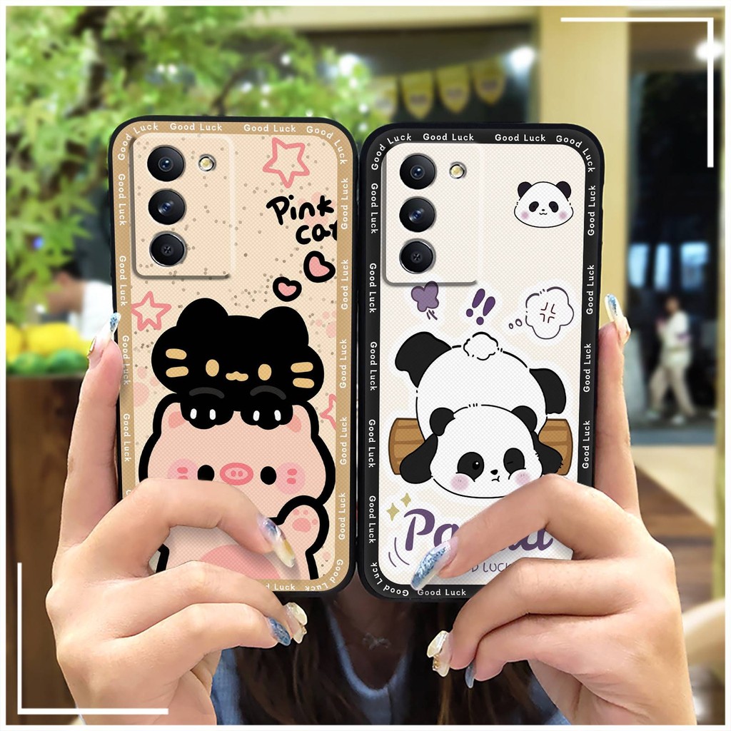 Graffiti Túi Điện Thoại Ốp lưng Lenovo Legion Y70 Chống Bụi Bẩn Bảo Vệ Hoạt Hình Bọc Toàn Bộ Động Vật Vỏ Mềm Dễ Thương Ốp Lưng Thiết Kế Thời Trang TPU Chống Va Đập Silicon
