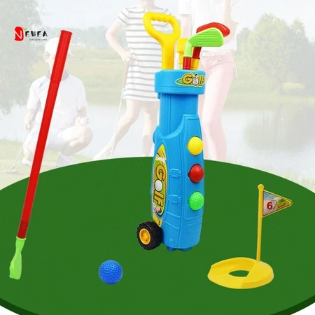 NEWEARTH LIMIT Bộ trò chơi Golf trẻ em, Bộ đồ chơi Golf thông thường, Bộ đồ chơi thể thao Bộ đồ chơi Mini di động cho trẻ em Bộ câu lạc bộ chơi gôn Đồ chơi trẻ em