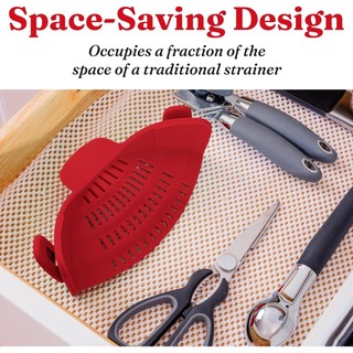 Dụng Cụ Lọc Nồi Silicon Snap N Strain Dụng Cụ Lọc Pasta Kẹp Có Thể Điều Chỉnh Cho Nồi Chảo Và Bát Dụng Cụ Lọc Nhà Bếp Lớn Màu Đỏ 1 Bộ silicone chống trượt thay thế nhỏ gọn dễ làm sạch