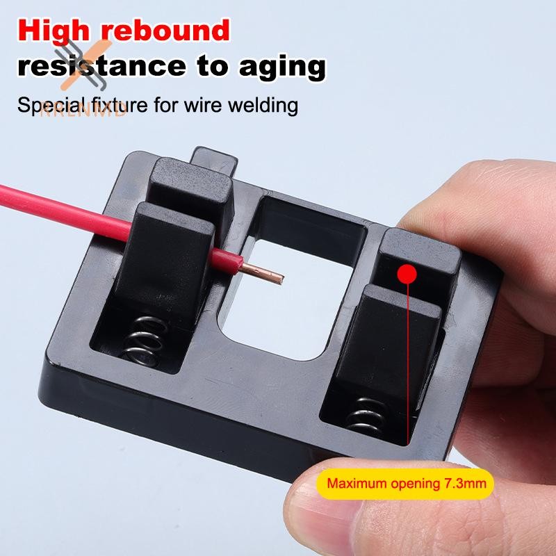 RRLNMD 1 Dây Điện Hàn Cố Định Giữ Điện Ổn Định Giá Đỡ Dây Chống Trơn Trượt Kẹp Kép Dụng Cụ Hàn Phụ Kiện MỚI