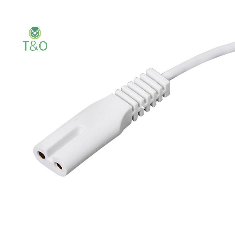 [T & O-t] Dây sạc cáp USB Bộ đồ lỗ đồng 5V đèn pin cạo râu dây tóc Lỗ đơn 1.8 [mới]