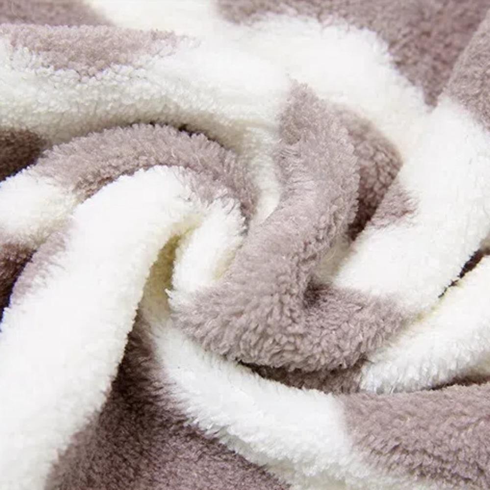 CATIYAHA 2 Cái / bộ Chăn Ngủ Cho Bé Sơ Sinh, Quà Tặng Cho Bé 75 * 100cm Chăn Sang Trọng, Thú Nhồi Bông Mềm Flannel Bunny Thiết Kế Chăn Ngủ Cho Bé