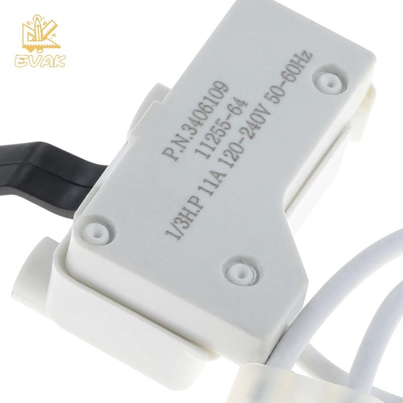 Alittlesetrtu 3406109 Cửa máy sấy nhựa thích hợp để thay thế máy sấy Sears Maytag 3405100 3405101 PS11741701 WP3406107VP VN