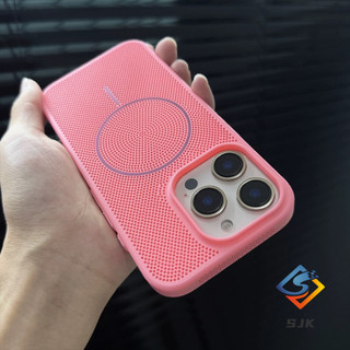 Ốp Cứng Từ Tính Mỏng Mới Cho iPhone 11 12 13 14 15 16 Pro Max 14 / 15 / 16Plus Mẫu Với Thiết Kế Tản Nhiệt 360 Độ