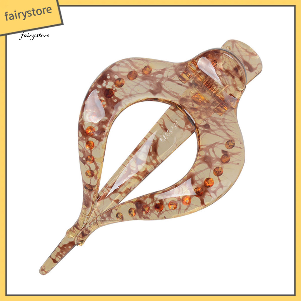 Fairystore| Chống Trơn Trượt Răng Chặt Tinh Tế Kẹp Tóc Hình Trái Tim Rỗng Kẹp Tóc Lược Phụ Kiện Tóc