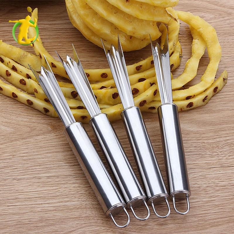 Dụng cụ gọt vỏ mắt dứa hình chữ V Máy cắt mắt dứa dễ sử dụng Dụng cụ cắt gọt vỏ dứa di động cho nhà bếp Nhà hàng tại nhà