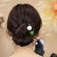 Kẹp Tóc Ba Ngón Đính Cườm Đầu Sau Đơn Giản - Dụng Cụ Tiện Ích Sang Trọng