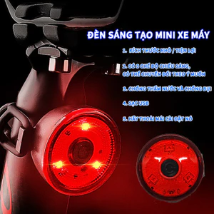2025 Đèn xe đạp sạc USB mới, 3 chế độ đèn cảnh báo chống nước thiết bị xe đạp ，có thể được cài đặt ở bất kỳ bộ phận nào