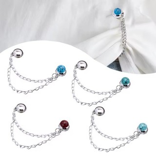 [GuuDuu] 2 / 5 Kẹp cố định quần áo nam châm - DIY No May Crafts - Kẹp chân quần có thể điều chỉnh có dây chuyền - Có thể tháo rời, chống trượt, đa năng - Pin cổ áo Cardigan hợp kim