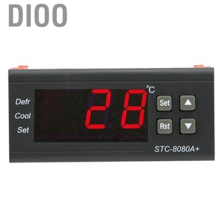 Dioo Bộ điều khiển nhiệt độ DIOO-VN 10A/220VAC STC-8080A+ Bộ điều nhiệt kỹ thuật số làm lạnh định chế làm lạnh Chế độ sưởi ấm -50 ° C-99 ° C