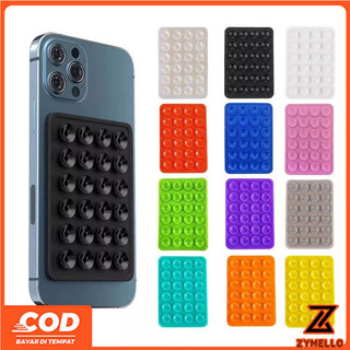 Giá đỡ điện thoại di động hình vuông đa chức năng, giá đỡ máy tính bảng, đế silicone hút, đệm chống trượt, đế hút DIY không cần đục lỗ