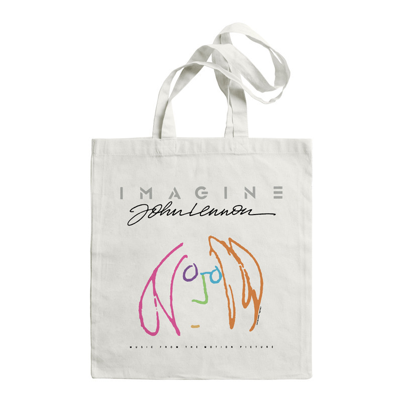 Túi Vải Rock John Lennon John Lennon In Hình Nam Nữ Vai Dung Tích Lớn Túi Mua Sắm Túi Xách 619