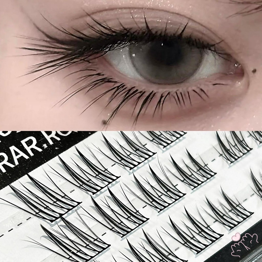 Không Cần Keo Dán Mi Cụm Lông Mi Wispy Tự Nhiên Cụm Lông Mi Món Quà Hoàn Hảo Cho Bé Gái Hoặc Nữ