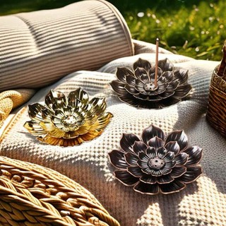 Lư Hương Đốt Trầm Hương Kì Lân Tài Lọc Qúa Lớn - Tặng Đế Chống Cháy - Lư Đốt Nhang Vân Mây Giữ Vòng Trầm Hương ALINE