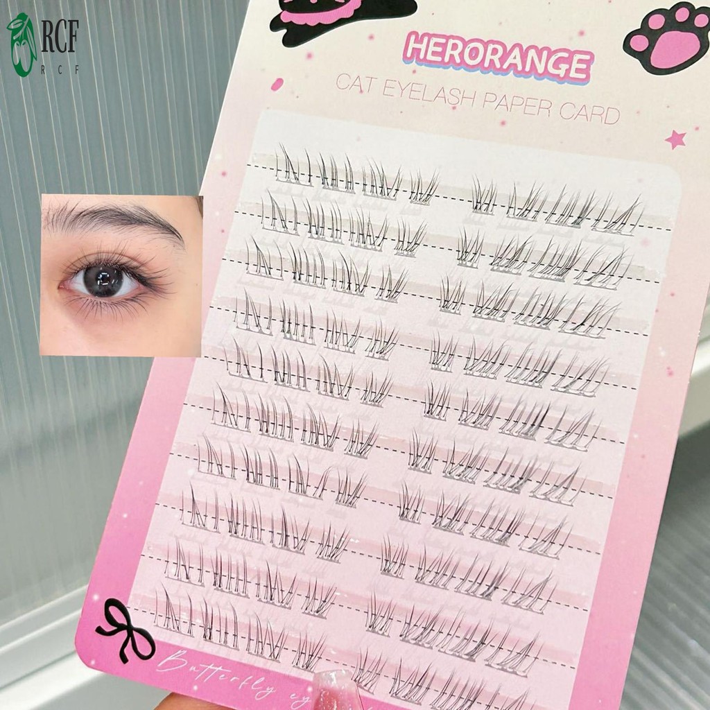 【COD】C Curl Lông mi dưới thực tế Cụm mi riêng lẻ Lông mi để mua sắm Hẹn hò Sử dụng hàng ngày