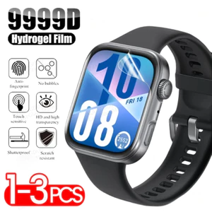 Huawei WatchFit Fit4 Fit2 FitMini 999D Full Cover HD Phim Hydrogel Mềm Trong Suốt Cho Huawei Watch Fit 4 Pro Mini Mới Thanh Lịch 3 2 Chống Trầy Xước Chống Ánh Sáng Xanh Bảo Vệ Màn Hình Đồng Hồ