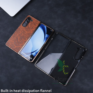 Vỏ da hạt rồng mạ điện Samsung Galaxy Z Fold 7 Z Fold 6 Z Fold 5 / 4 / 3 Vỏ mạ siêu mỏng