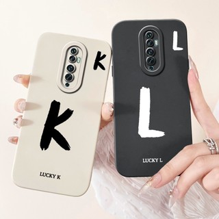 Vỏ Chữ May Mắn Dễ Thương Cho OPPO Reno 2 / Reno 2F / Reno 2Z Ốp Lưng CPH1907 CPH1945 CPH1989 Vỏ Chống Sốc Ốp Lưng Silicon Mềm