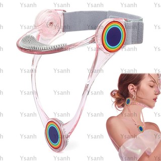Nẹp cổ YSANH, Dụng cụ chỉnh sửa tư thế giảm cột sống cổ tử cung có thể điều chỉnh, Hiệu chỉnh cổ di động có thể gập lại bằng nhựa TPU cổ tử cung Văn phòng và gia đình