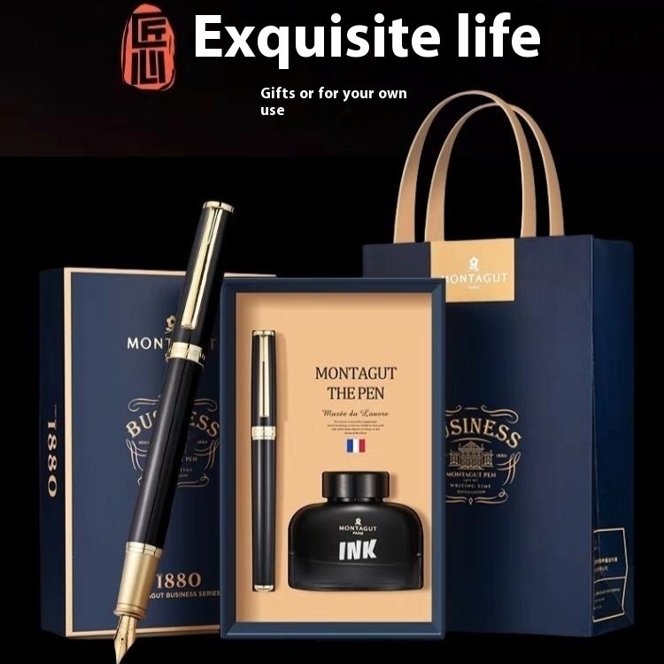 Khắc Bút Quà Tặng Giáng Sinh Bút Cho Văn Phòng Bộ Bút Hộp Quà Tặng Thư Pháp Thực Hành Bút Quà Tặng Ngày Của Giáo Viên