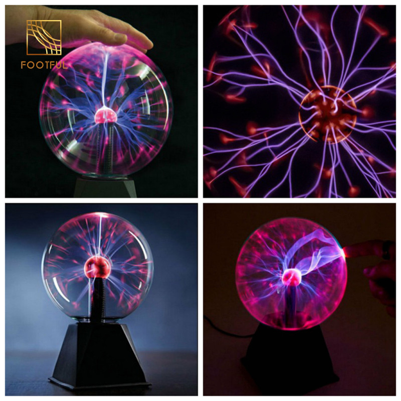 Đèn bàn quả cầu Plasma pha lê lấp lánh cho bữa tiệc Disco